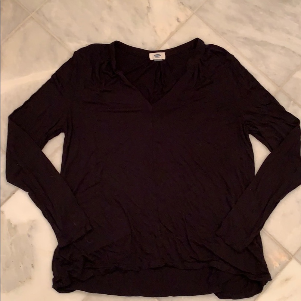 Size large black top